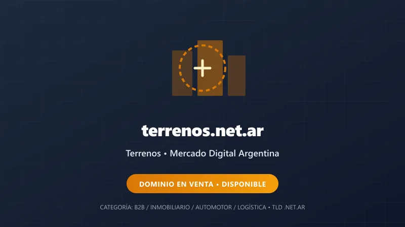 Identidad gráfica y activo digital para Terrenos en Argentina